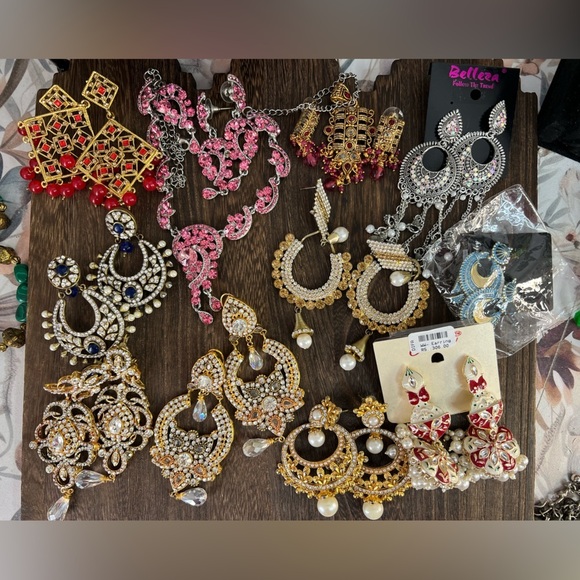 Pakistani Indian Wedding Jewelry 4 Pounds B1 - Picture 1 of 6